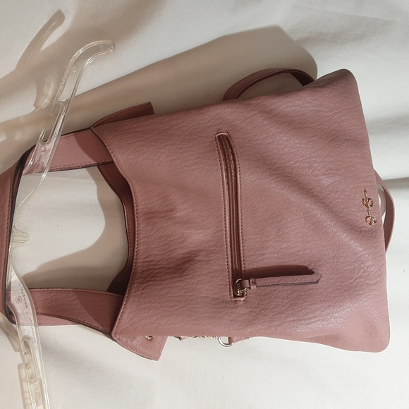 Jessica Simpson Leather with Crossbody Strap Tote Bag NWOT - Picture 2 of 6